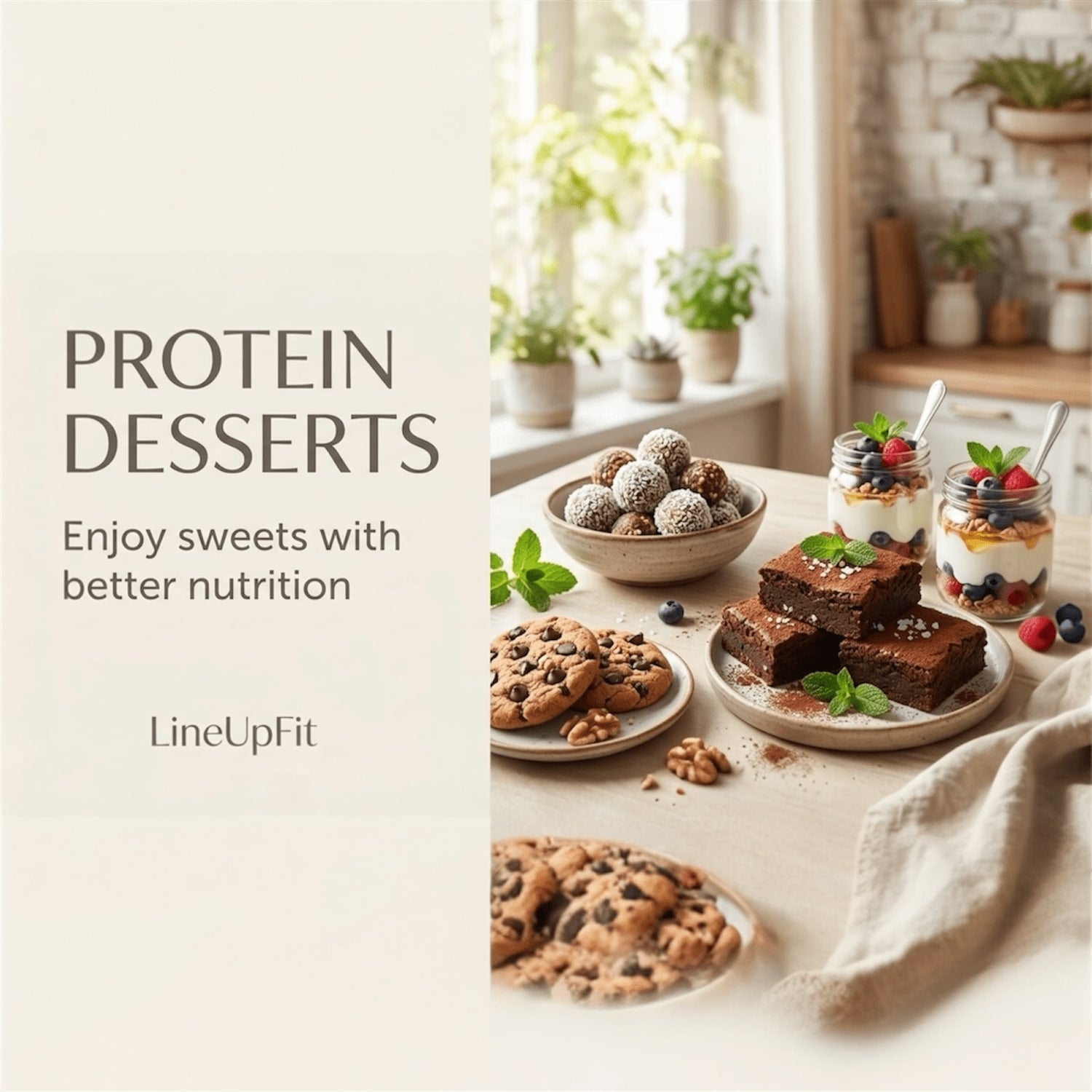 Protein Desserts - lineupfit