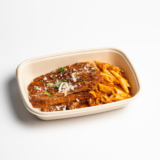 Pink Pasta with Chicken