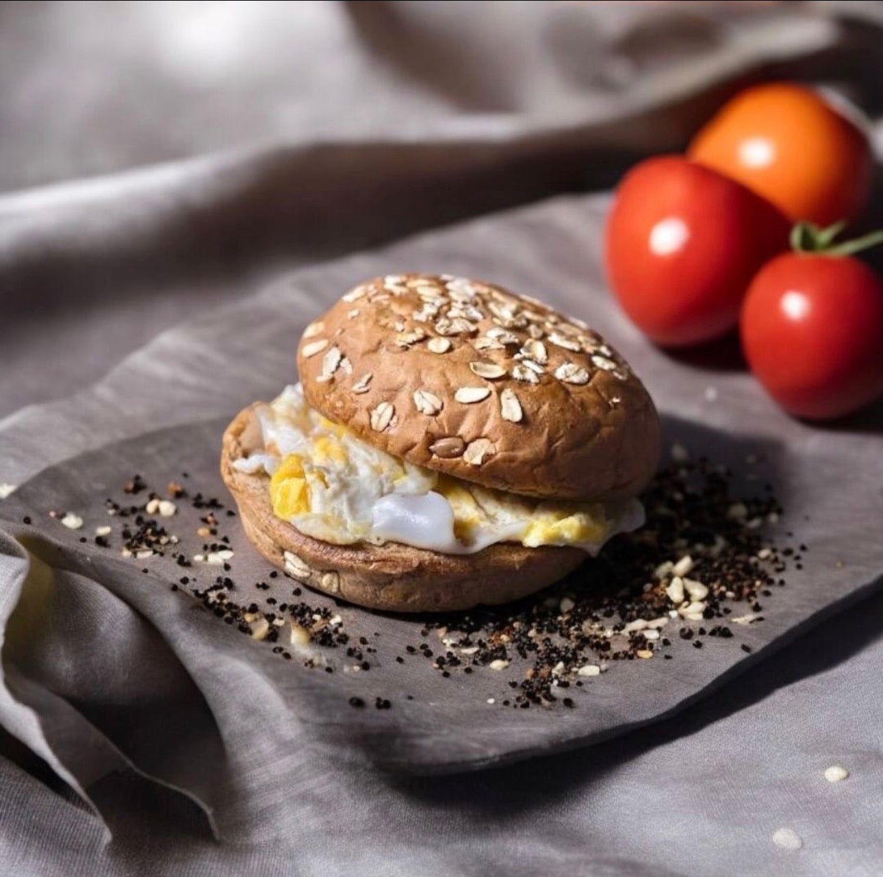Egg and cheese sandwich healthy breakfast Kuwait