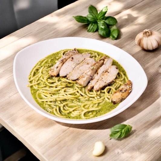 Pesto Pasta with Chicken - lineupfit
