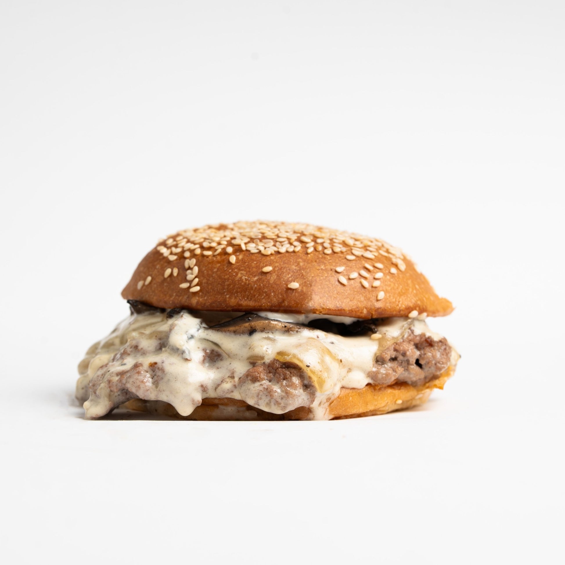 Truffle Mushroom Burger - lineupfit